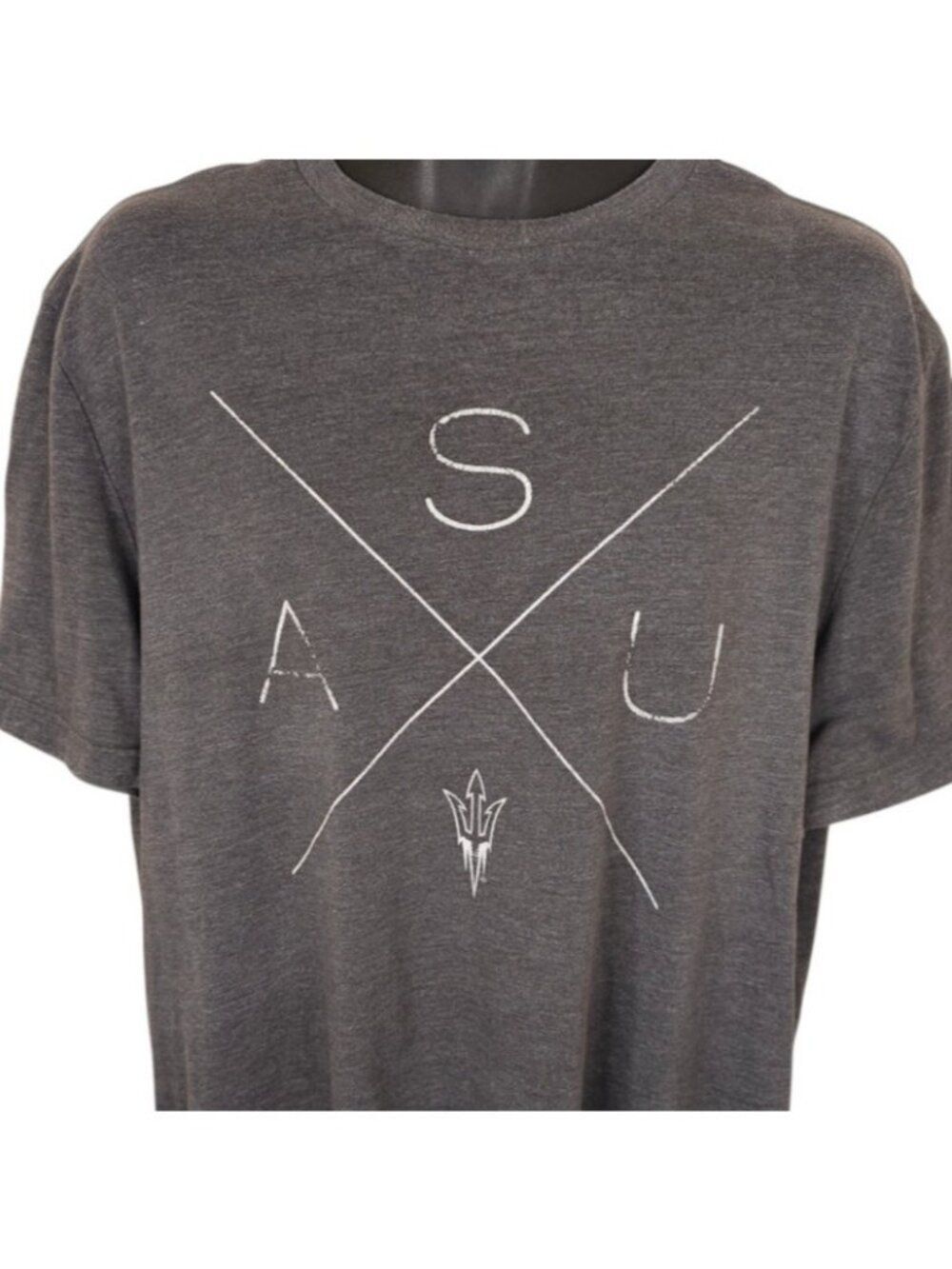 Arizona State Sun Devils T Shirt Mens Size XL Gray NCAA University